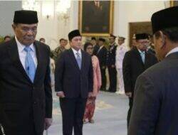 Djamari Resmi Jabat Menko Polhukam