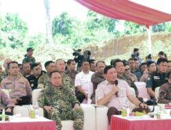 Menham, Jaksa Agung dan Panglima Bersama Gubernur Tinjau Tambang Ilegal di Morowali
