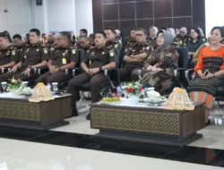 Syukuran Peringatan HBA ke 66 tahun 2026 di Kejati Sulteng di Saksikan Jaksa Agung Secara Virtual