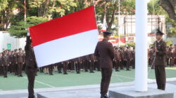 Peringatan Detik – Detik Proklamasi RI ke 81 Berlangsung Hikmat dihalaman Kejati Sulteng