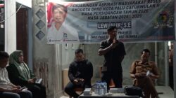 Anggota DPRD Kota Palu, Lewi Alik, SE Reses diwilayah RW-10 Biro Buli Utara, Warga Antusias  Bertanya